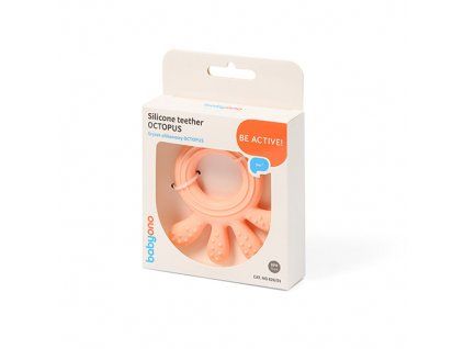 3871 babyono silikonove hryzatko chobotnicka ruzova