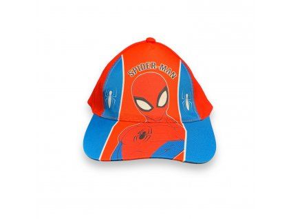 Šiltovka chlapčenská Spiderman Červená (Veľkosť 54)