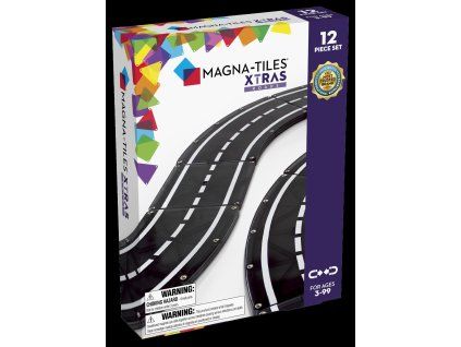magneticka stavebnica xtras roads 12 dielov magna tiles 23812 1
